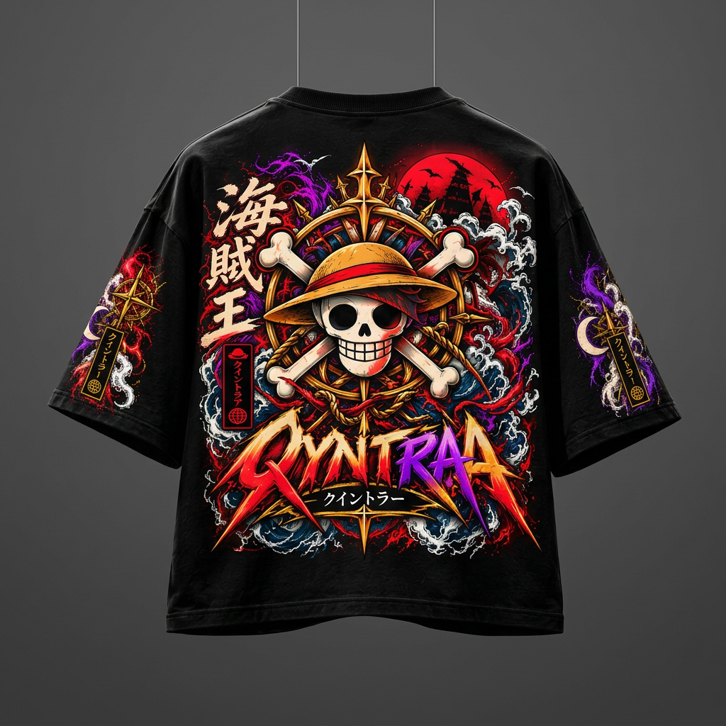 Straw Hat Legacy tee back-view mockup