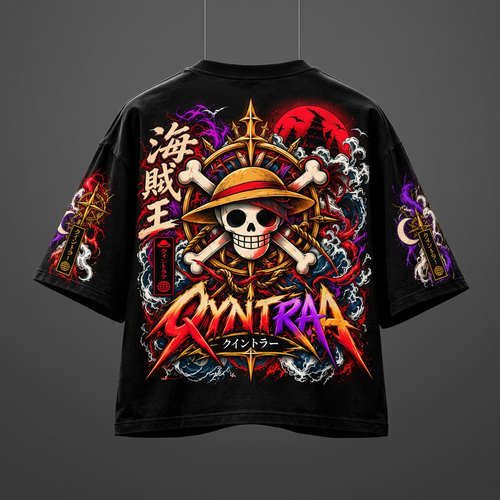 Straw Hat Legacy tee back-view mockup